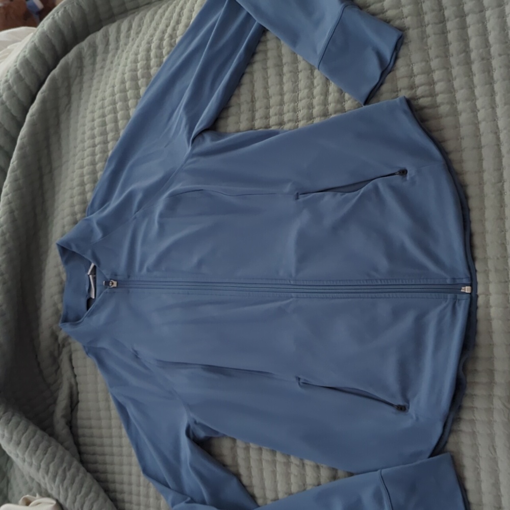 Athleta Blue Utility Jacket
